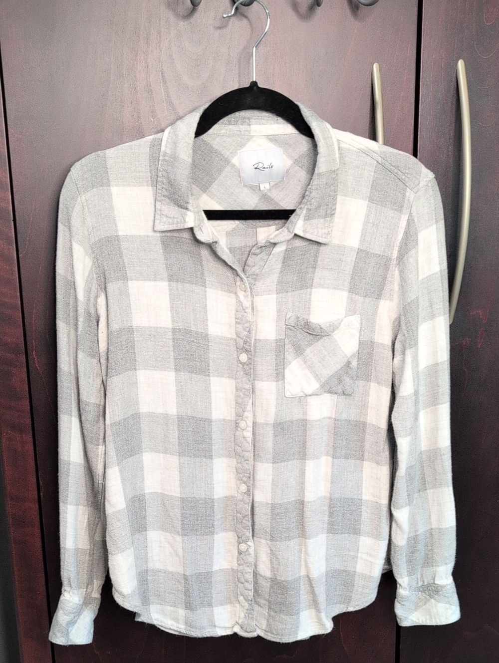 Rails Hunter Shirt Dove Grey Melange L